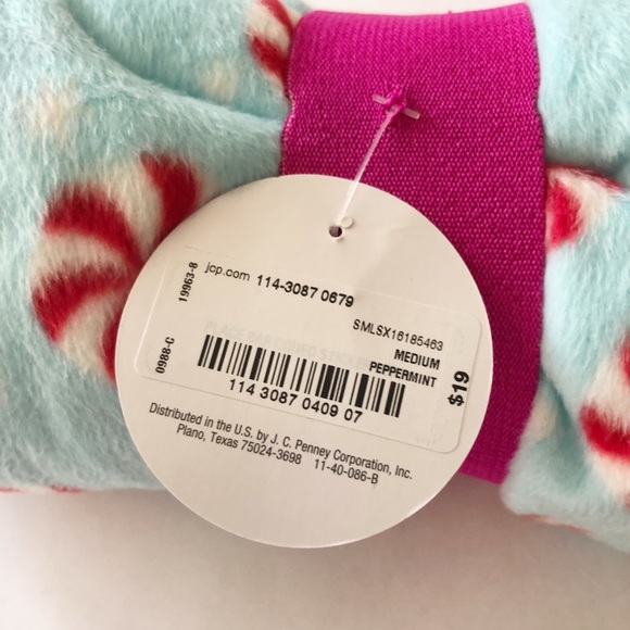 Flirtitude Fleece Pajama Peppermint Pants Medium - Picture 3 of 3